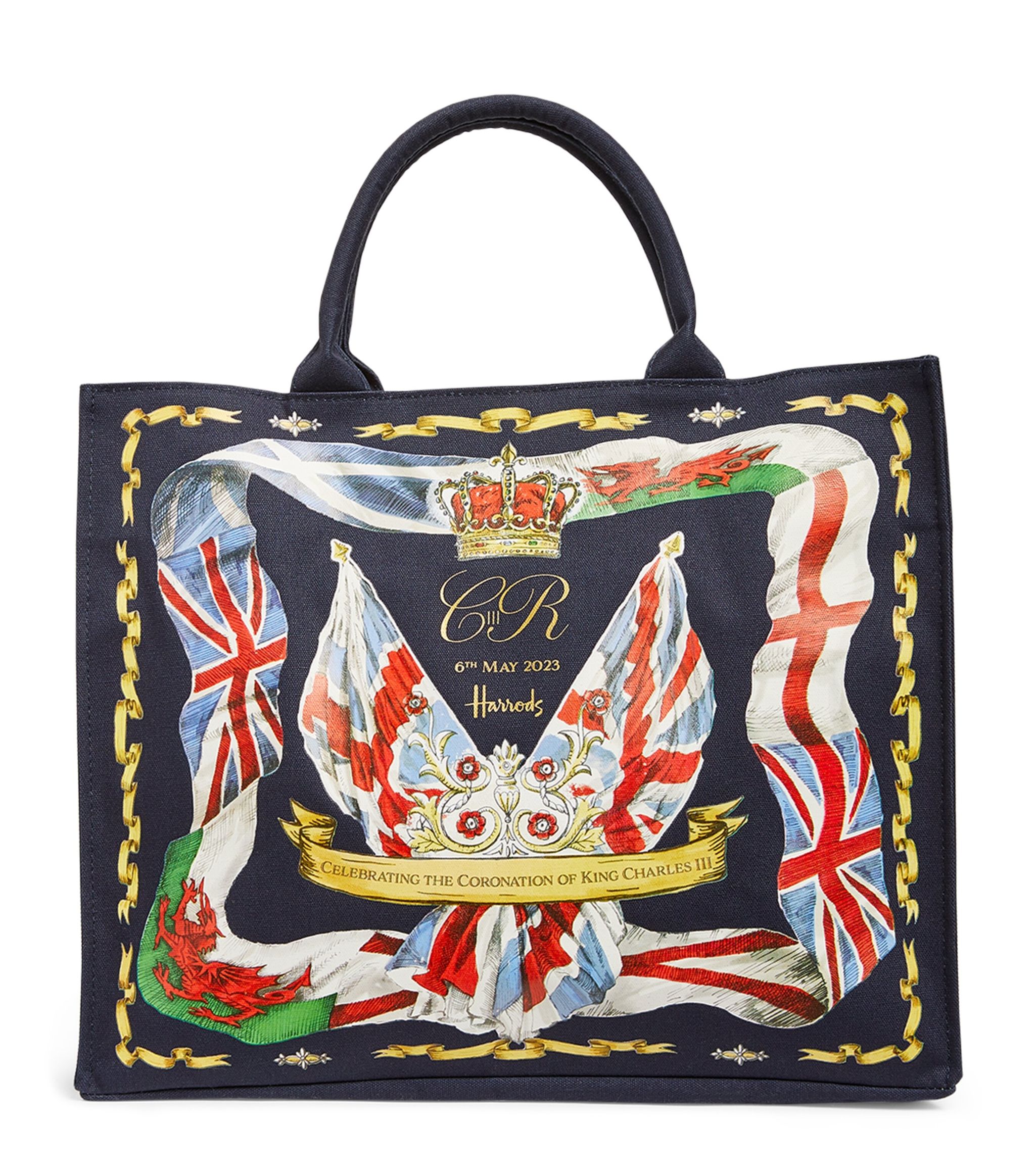 Kensington Brunei Harrods Large Kings Coronation Tote Bag